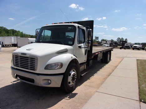 USED 2007 FREIGHTLINER BUSINESS CLASS M-2 FLATBED TRUCK #1751-3