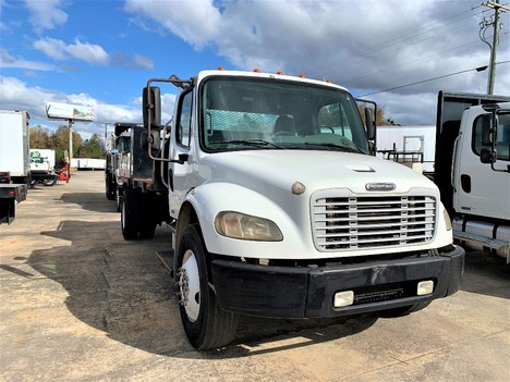 USED 2007 FREIGHTLINER M2 FLATBED TRUCK #2065-3