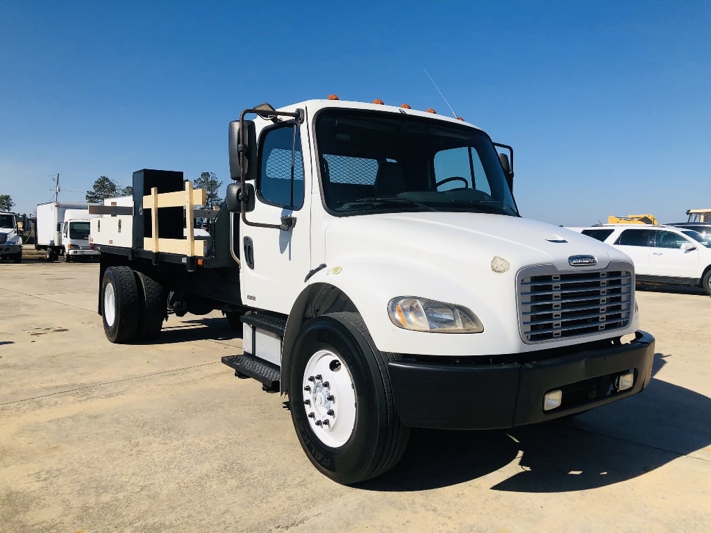 2007 FREIGHTLINER M2 STEEL FLATBED/ STAKEB Flatbed Truck