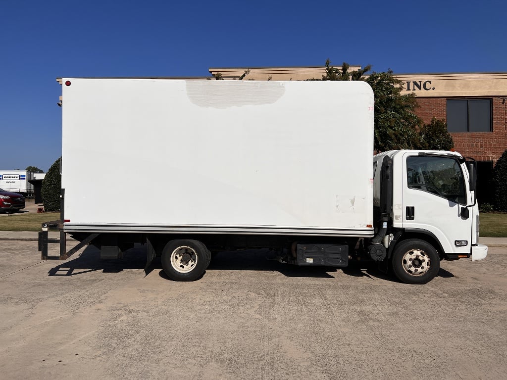 USED 2018 ISUZU NPR HD BOX VAN TRUCK #2253