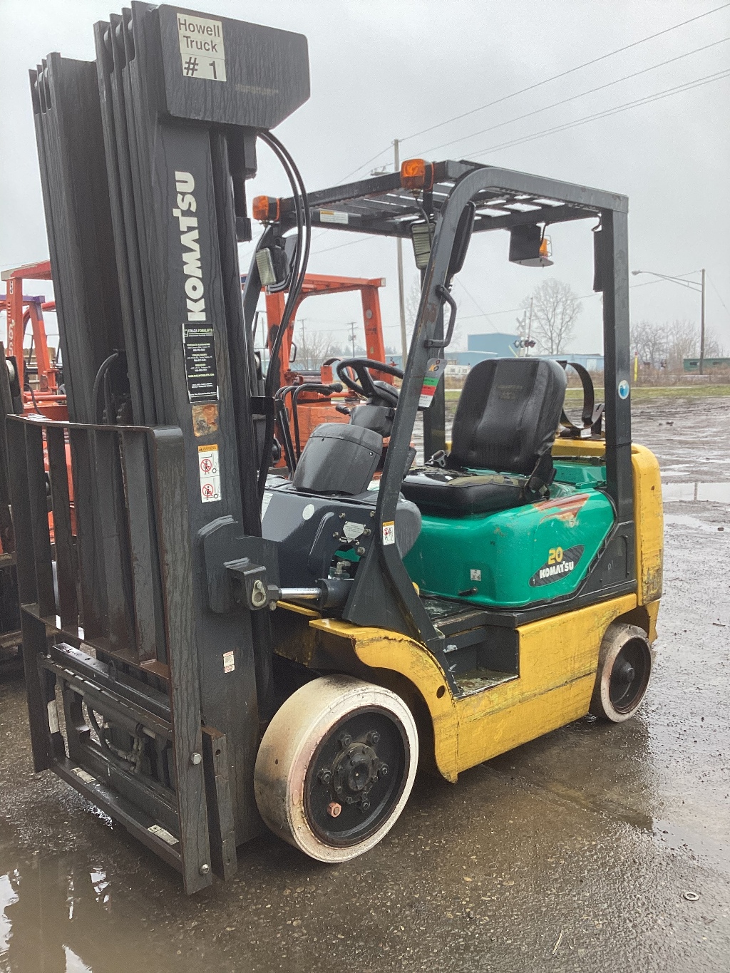 KOMATSU FG20ST14 MAST FORKLIFT FOR SALE 2263