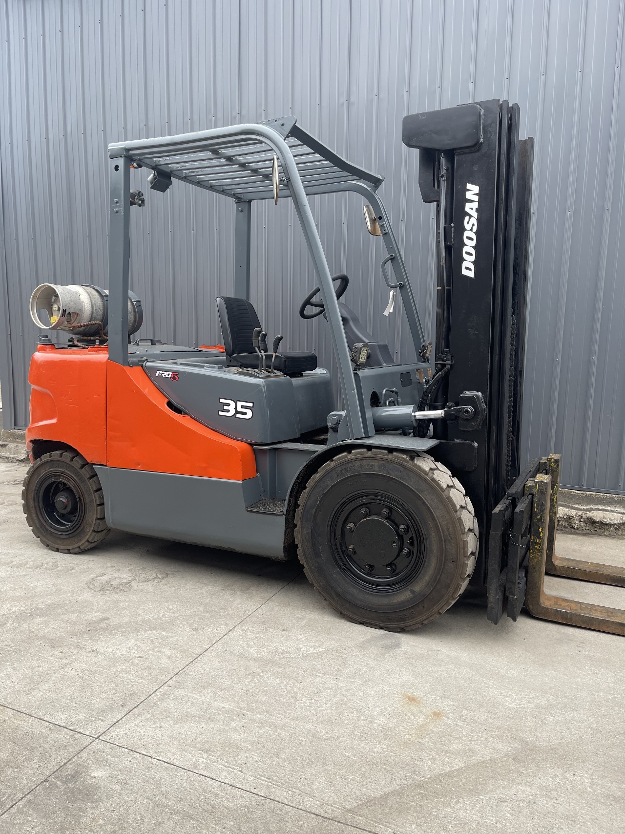DOOSAN G35S5 MAST FORKLIFT FOR SALE 2589