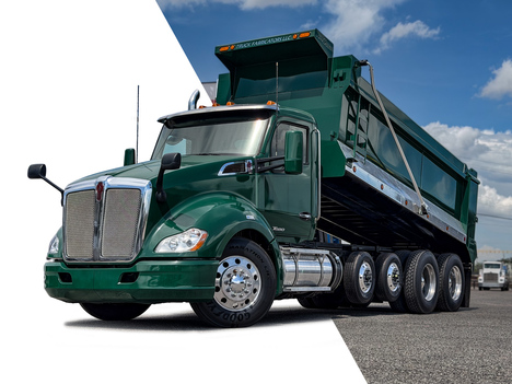 2021 KENWORTH T680 DUMP Quad Axle Steel Dump Truck #1483