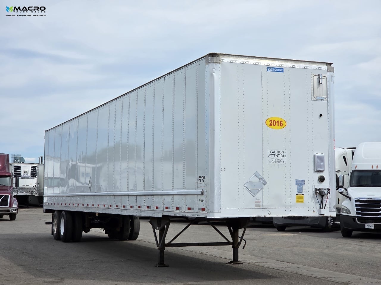 2016 STOUGHTON 53 FT Van Trailer #1 2016 STOUGHTON 53 FT Van Trailer #1