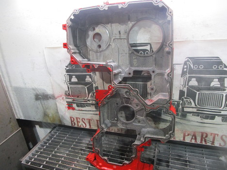 USED CUMMINS ISX TIMING COVER TRUCK PARTS #15816
