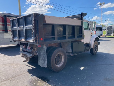 USED 1993 INTERNATIONAL 4700 S/A STEEL DUMP TRUCK #1335-4