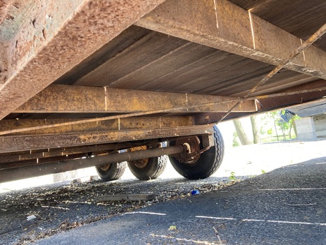 USED 1974 FLAGSTAFF TAG A LONG TAG TRAILER #1339-7