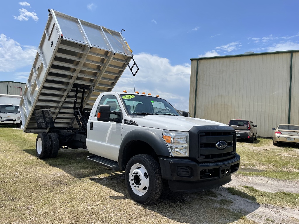 2015 FORD F-450 14' Aluminum Landscape Dump Truck #1