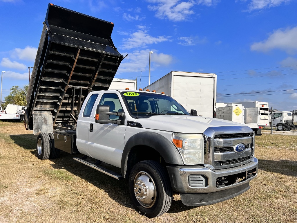 2015 FORD F-550 10' Dump Dump Truck #1