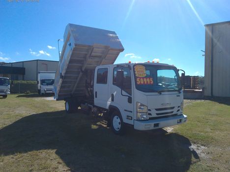 2017 ISUZU NPR-HD Landscape Dump Truck #2596