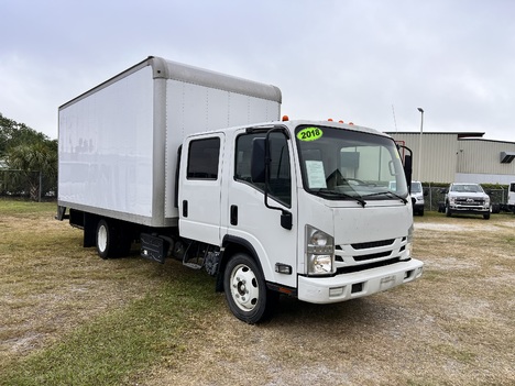 2018 ISUZU CREW CAB NQR 18' Box Van Truck #2685