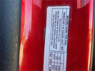 USED 2020 PETERBILT 579 SLEEPER TRUCK #3581-29