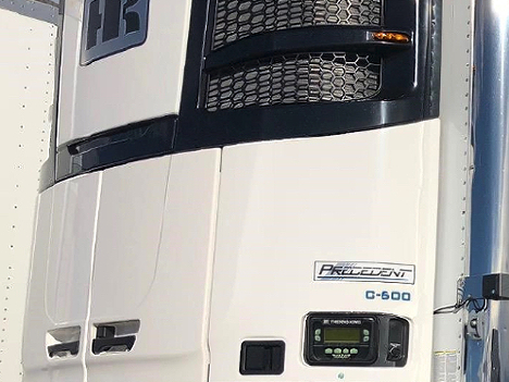 USED 2017 UTILITY WITH NEW TK S-600 REEFER TRAILER #10910-21
