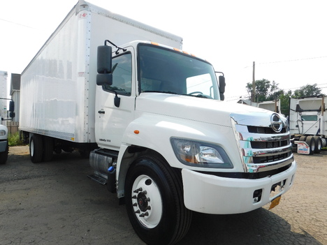 USED 2018 HINO 268 BOX VAN TRUCK #2524