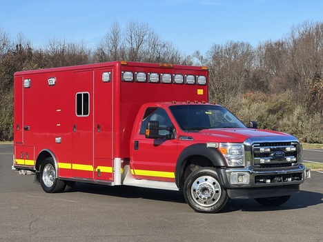 USED 2015 FORD F450 4X4 TYPE I AMBULANCE TRUCK #$vid