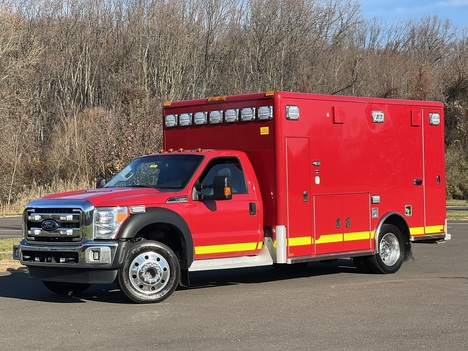 USED 2015 FORD F450 4X4 TYPE I AMBULANCE TRUCK #$vid