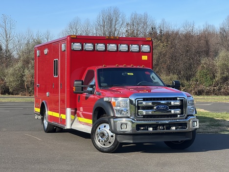 USED 2015 FORD F450 4X4 TYPE I AMBULANCE TRUCK #$vid