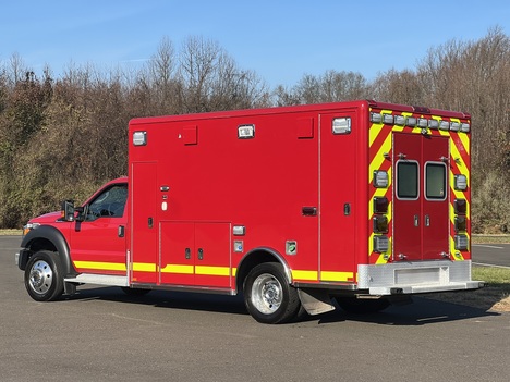 USED 2015 FORD F450 4X4 TYPE I AMBULANCE TRUCK #$vid