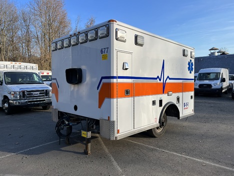 REMOUNTED FORD F350 TYPE I AMBULANCE TRUCK #$vid