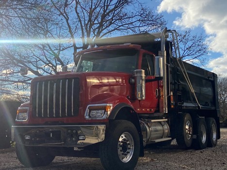 INTERNATIONAL HX Tri-Axle Steel Dump Truck #1046