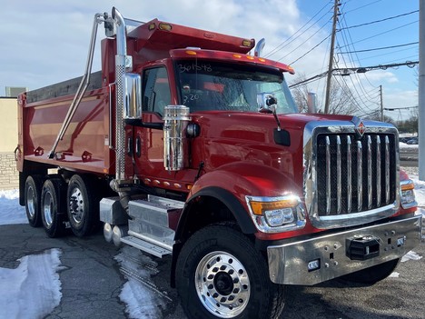  INTERNATIONAL HX Tri-Axle Steel Dump Truck #1046