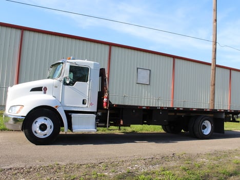 2009 KENWORTH T270 Flatbed Truck #1168 2009 KENWORTH T270 Flatbed Truck #1168