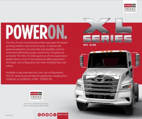 NEW 2024 HINO XL8 CAB CHASSIS TRUCK #1167-2