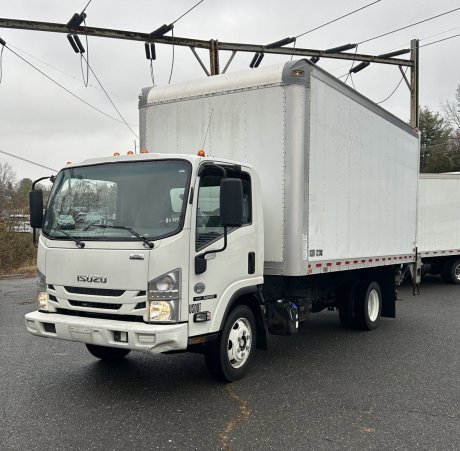 USED 2020 ISUZU NRR BOX VAN TRUCK #1450-2