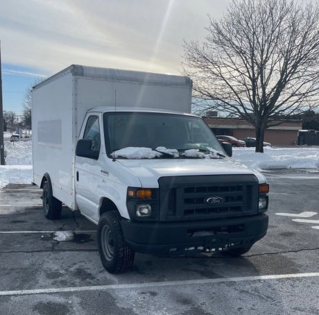 2014 FORD ECONOLINE COMMERCIAL CUT Box Van Truck #1462