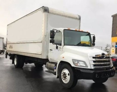 USED 2016 HINO 258/268 BOX VAN TRUCK #313-1