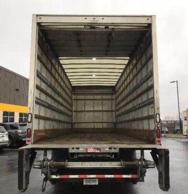 USED 2016 HINO 258/268 BOX VAN TRUCK #313-2