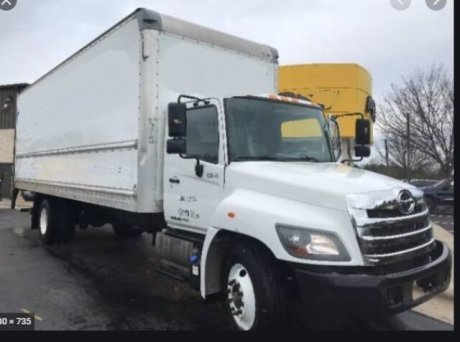 USED 2016 HINO 258/268 BOX VAN TRUCK #314-1