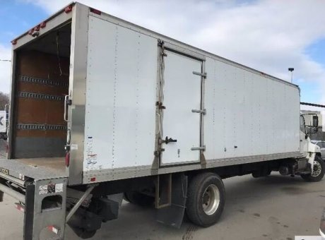 USED 2015 HINO 338 BOX VAN TRUCK #318-2 USED 2015 HINO 338 BOX VAN TRUCK #318-2
