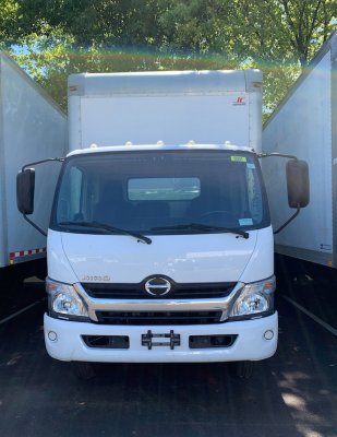 USED 2020 HINO 195 BOX VAN TRUCK #678-2