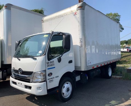 USED 2020 HINO 195 BOX VAN TRUCK #679-2