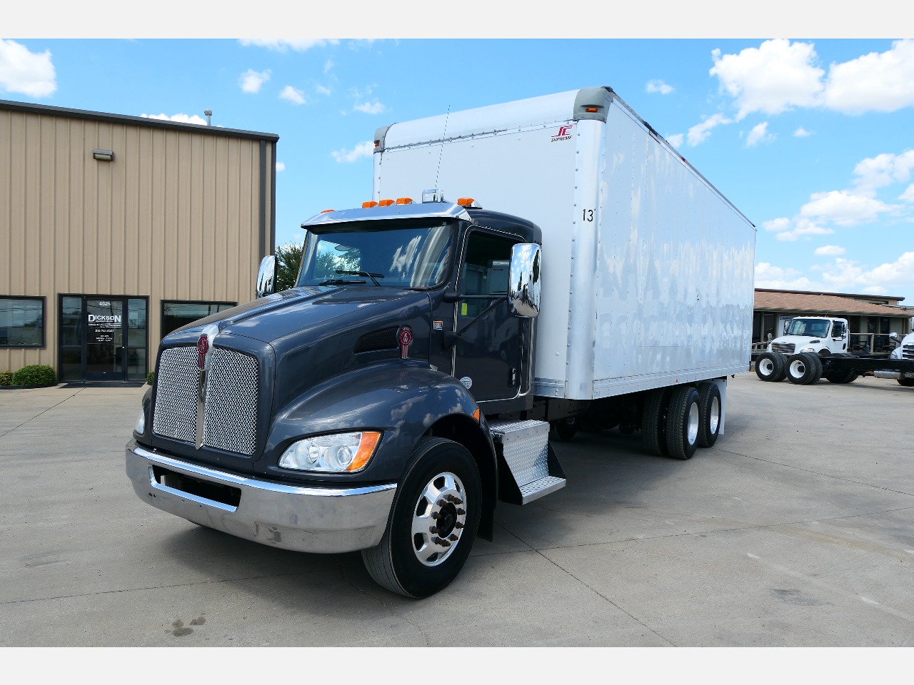 2016 KENWORTH T370 Tandem Box Van Truck #1 2016 KENWORTH T370 Tandem Box Van Truck #1