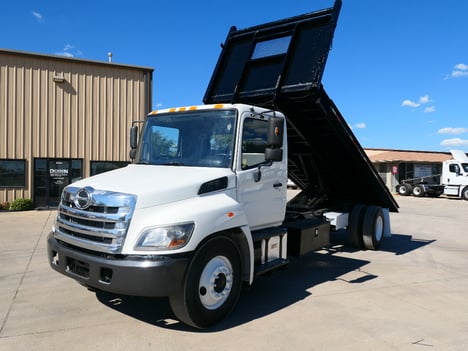 2018 HINO 268 Flatbed Dump Truck #6566 2018 HINO 268 Flatbed Dump Truck #6566
