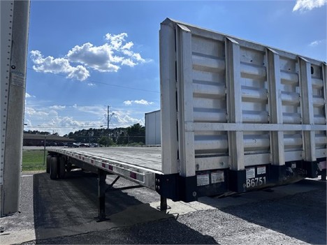 USED 2019 GREAT DANE 48' FLATBED TRAILER #1255-2