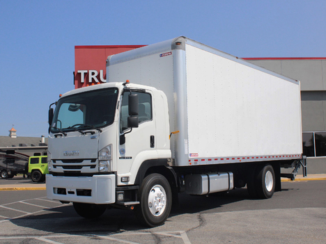 USED 2019 ISUZU FTR BOX VAN TRUCK #11406-3