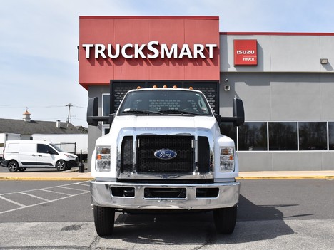 USED 2018 FORD F650 FLATBED TRUCK #12361-2