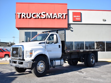 USED 2018 FORD F650 STAKE BODY TRUCK #12362