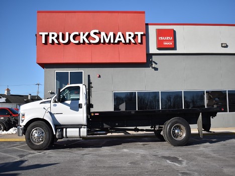 USED 2018 FORD F650 STAKE BODY TRUCK #12362-4