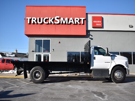USED 2018 FORD F650 STAKE BODY TRUCK #12362-5