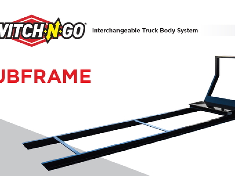 NEW SWITCH-N-GO SUBFRAME ASSEMBLY SWITCH-N-GO BODY TRUCK BODY #12602-5