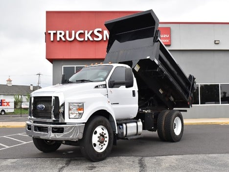 USED 2019 FORD F750 DUMP TRUCK #12817