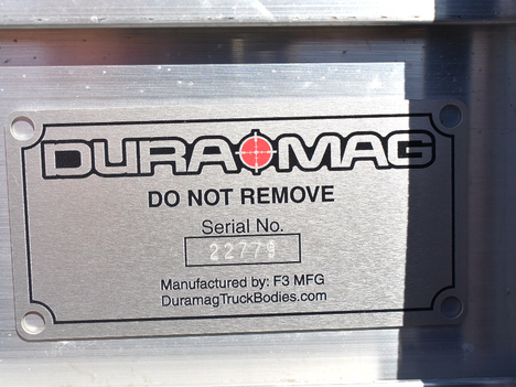 NEW DURAMAG 9.5 FT SKIRTED FLATBED FLATBED BODY TRUCK BODY #12865-10