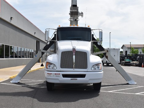 USED 2012 KENWORTH T370 CRANE TRUCK #12907-6