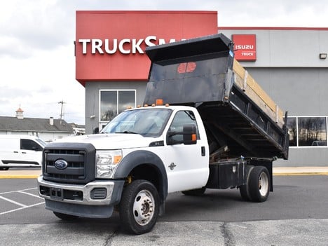 USED 2016 FORD F550 DUMP TRUCK #12908-1