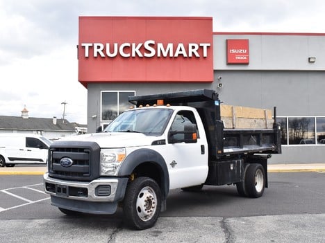 USED 2016 FORD F550 DUMP TRUCK #12908-2
