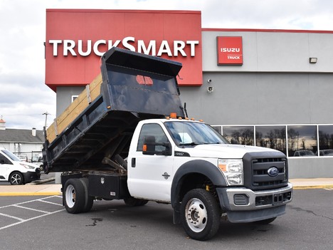 USED 2016 FORD F550 DUMP TRUCK #12908-5